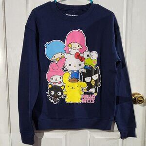Hello Kitty & Friends Blue Crewneck Sweatshirt